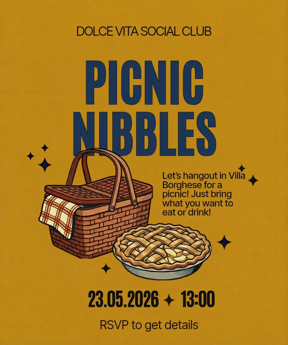 Picnic Nibbles: Bring your own Booze/Food! 25-39 year old