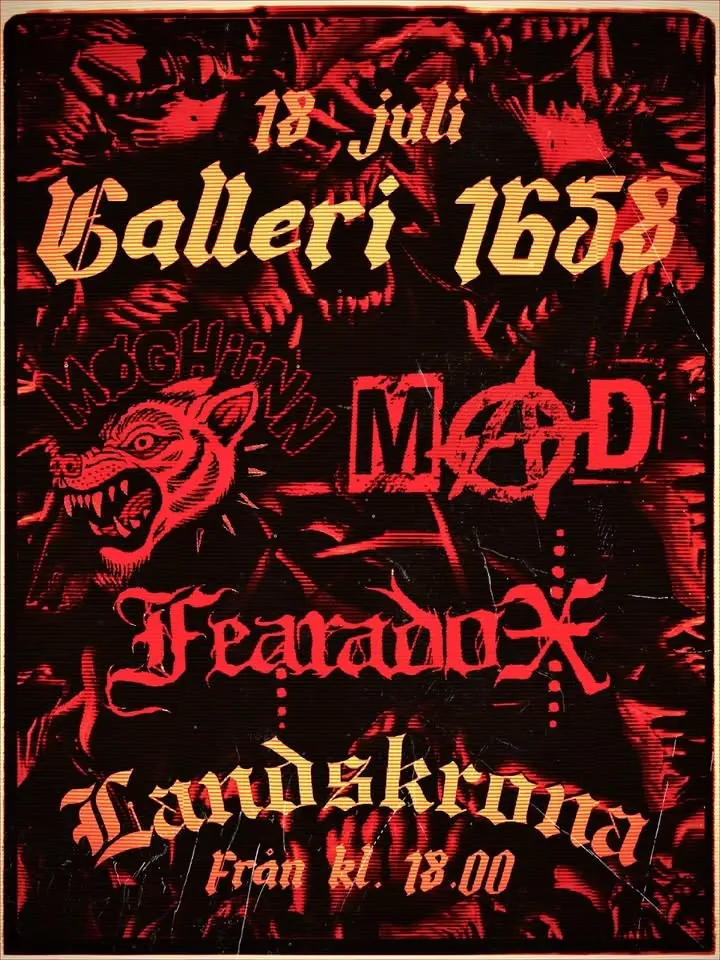 GALLERI 1658 med MAD, MÖGHÜNN och Fearadox