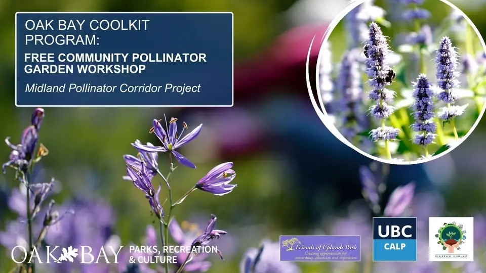 Free Community Pollinator Garden Workshop - Oak Bay Coolkit