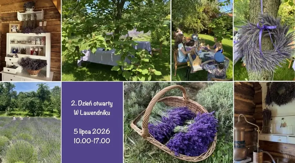 2. Dzień otwarty w Lawendniku 5 lipca 2026 10.00-17.00