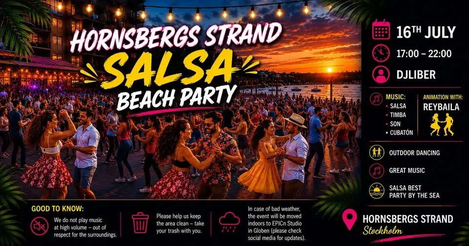 🌴Hornsbergs Strand  SALSA BEACH PARTY 🌴