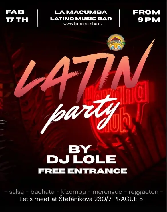 Tuesday Latin night | Free entry | DJ Lole 🔥
