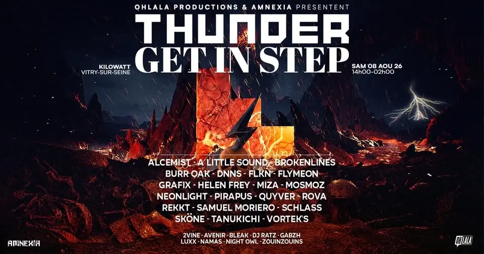 GET IN STEP x THUNDER -  08.08.2026 - Le Kilowatt, Paris