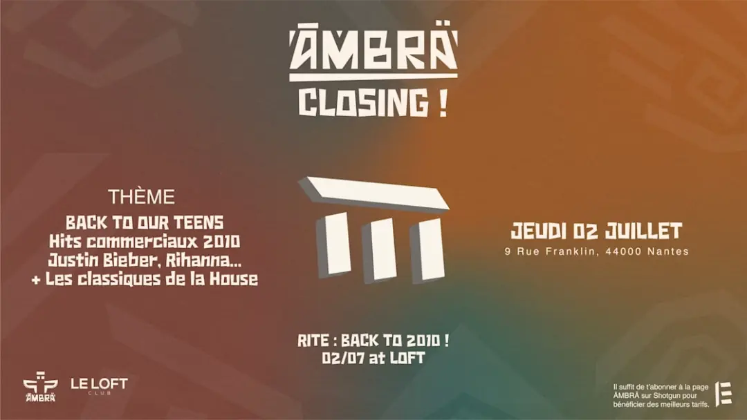 Closing : Back To 2010 !