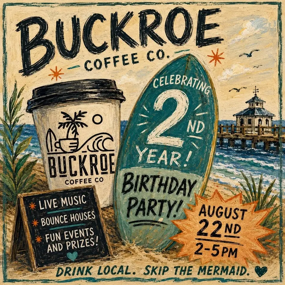 Buckroe Coffee turnin 2!