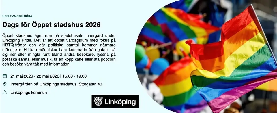 Öppet Stadshus under Linköping Pride
