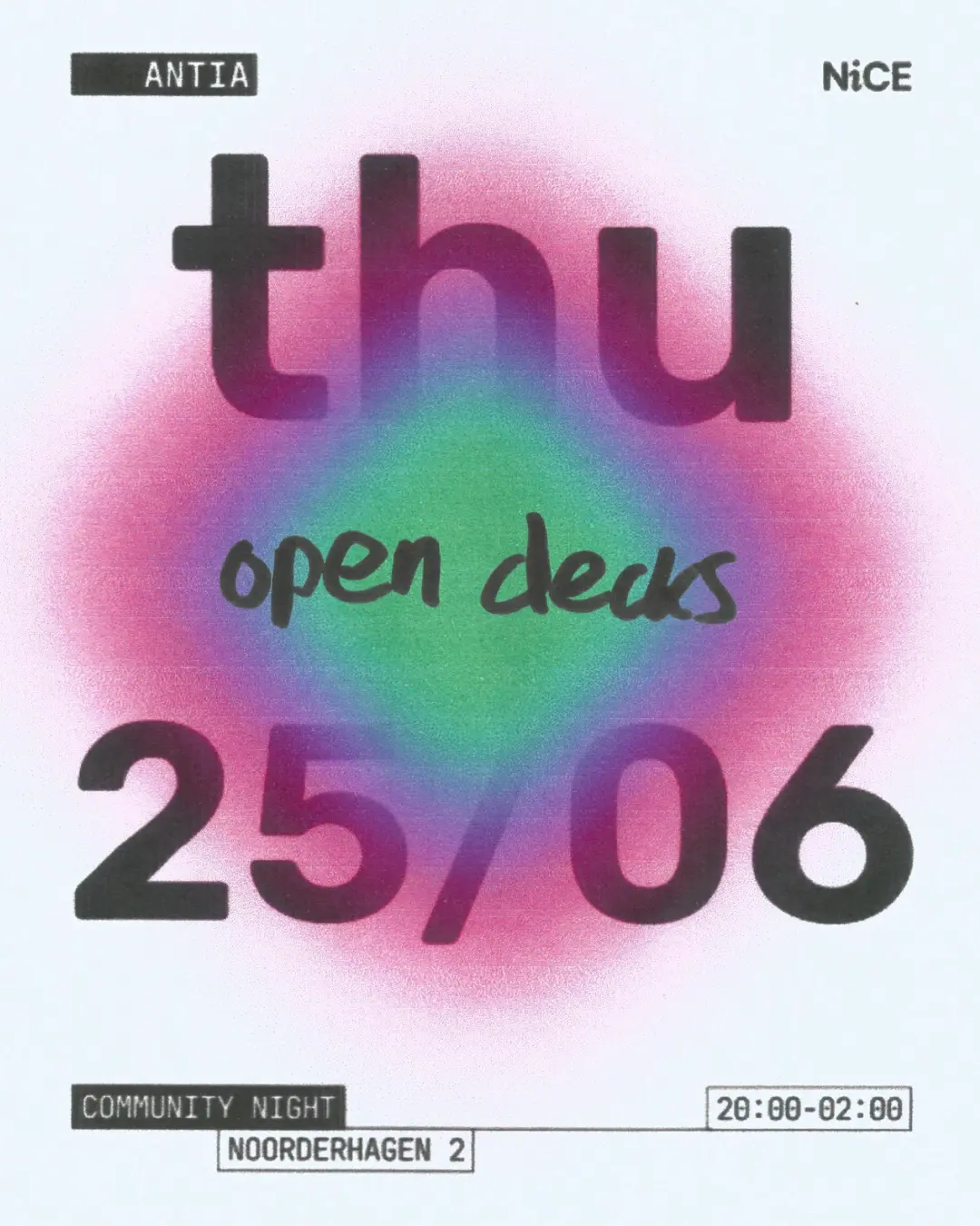 ANTIA community night: open decks