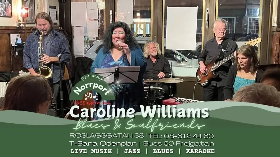 Caroline Williams Blues & Soulfriends | Norrport Live