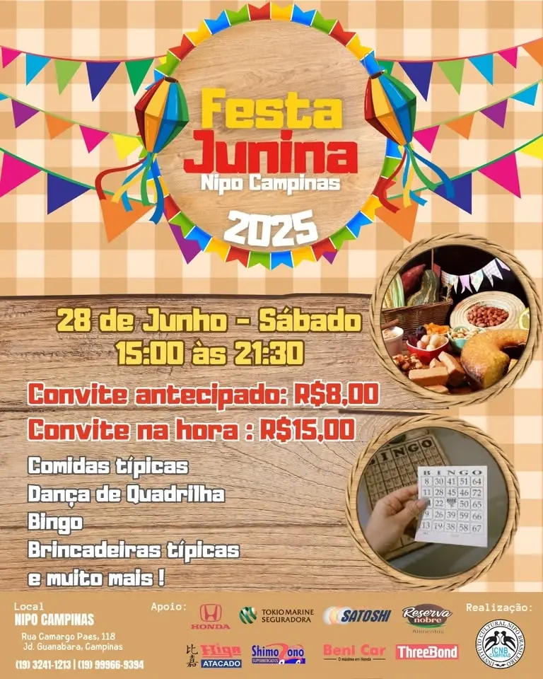 Festa Junina Nipo Campinas 2025