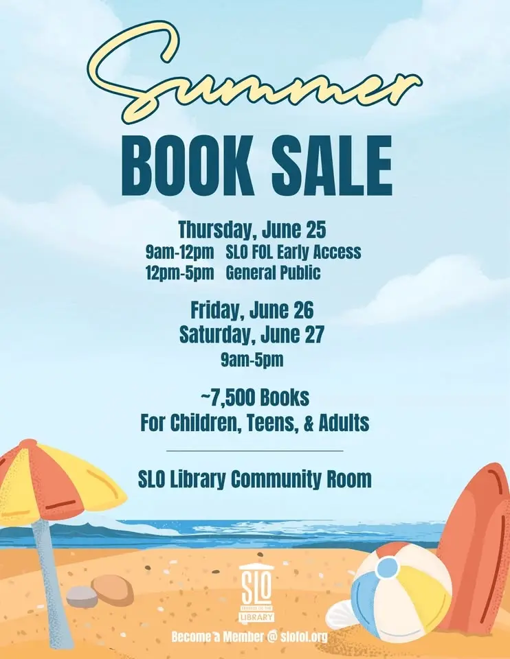 SLO Friends of the Library Summer Book Sale