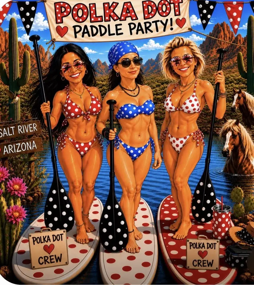 2nd Annual Polka-Dot Paddle