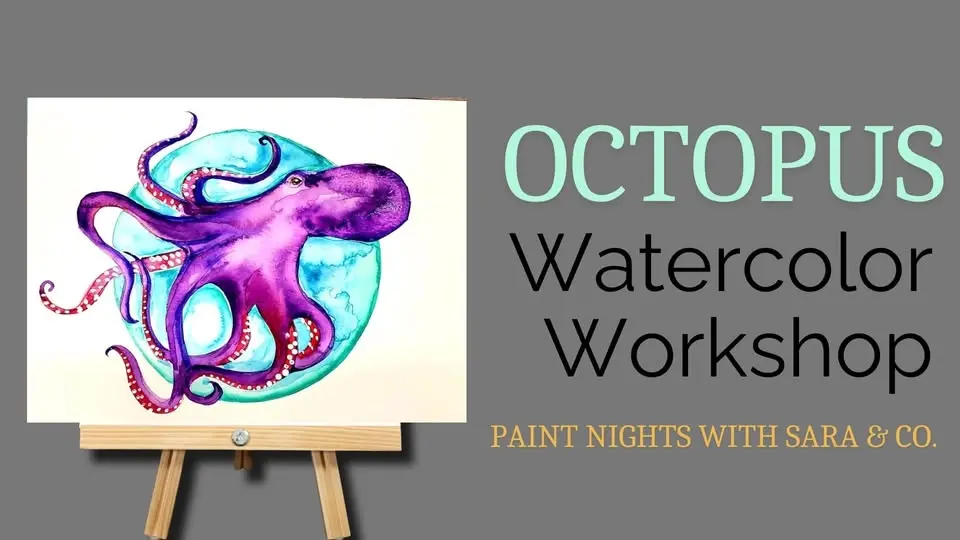 Octopus Watercolor Workshop