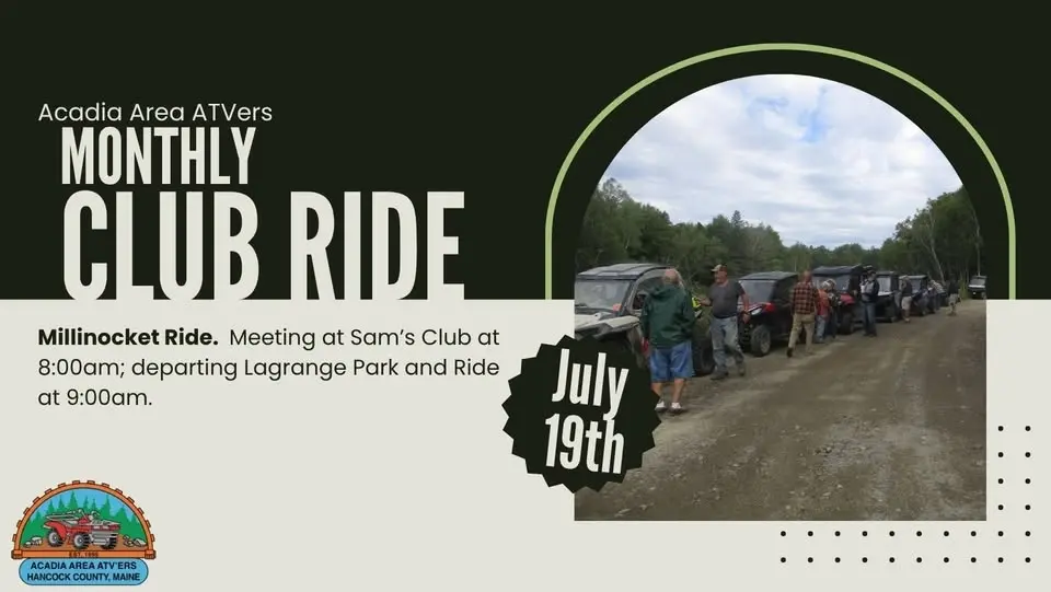 Monthly Club Ride - Lagrange to Millinocket