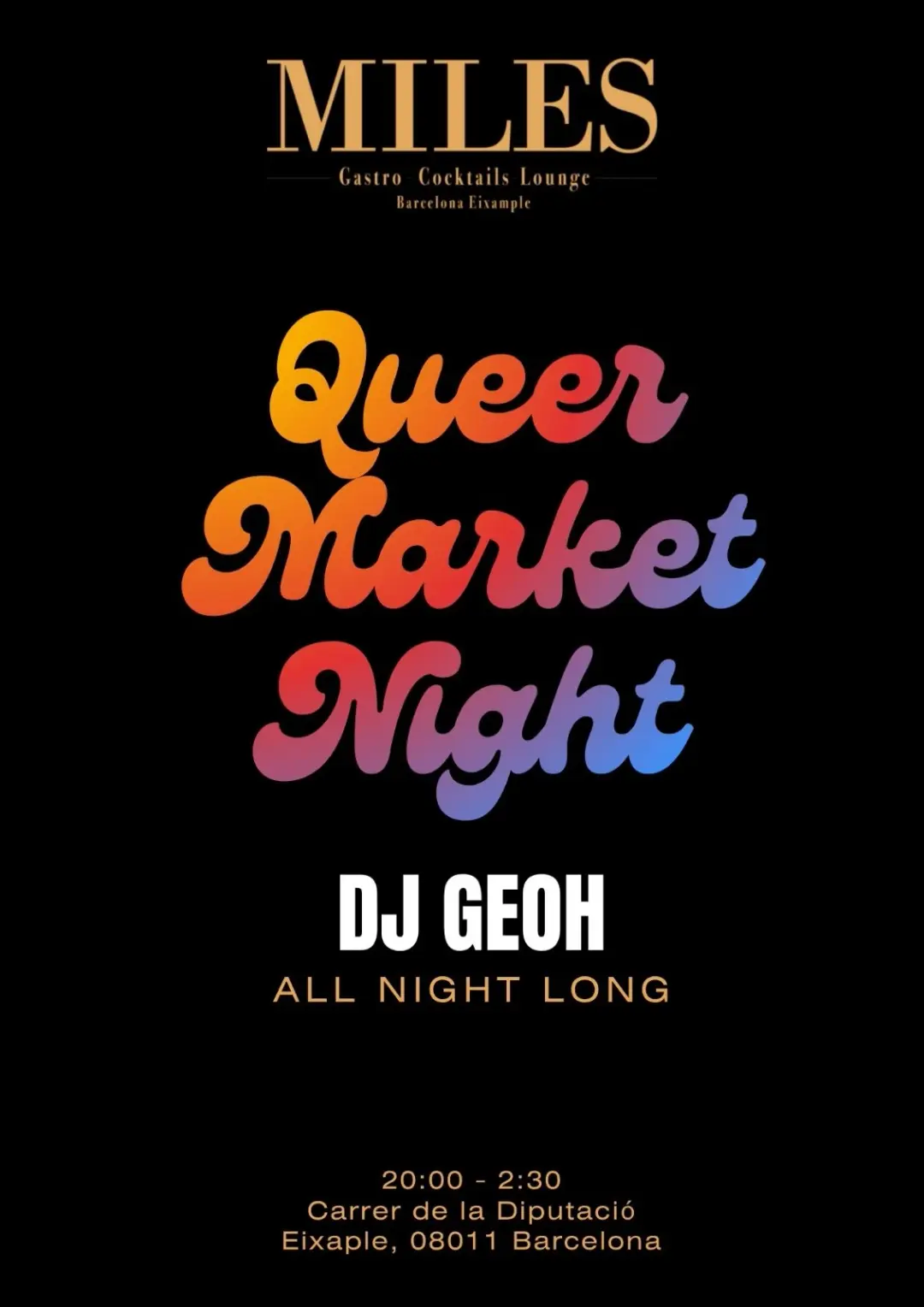 MILES: After Queer Market