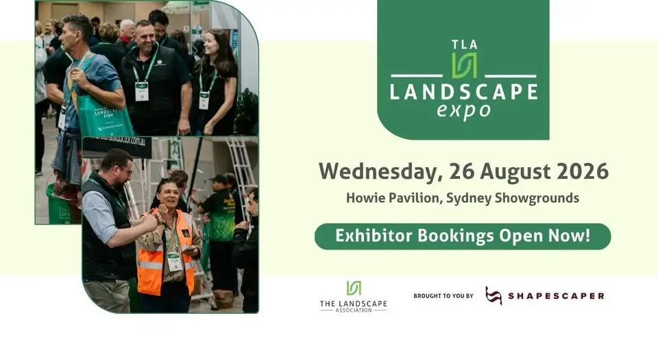 TLA Landscape Expo 2026 - Exhibitor Bookings Now Open!