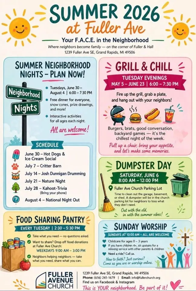 Fuller Ave. Church - Neighborhood Nights!