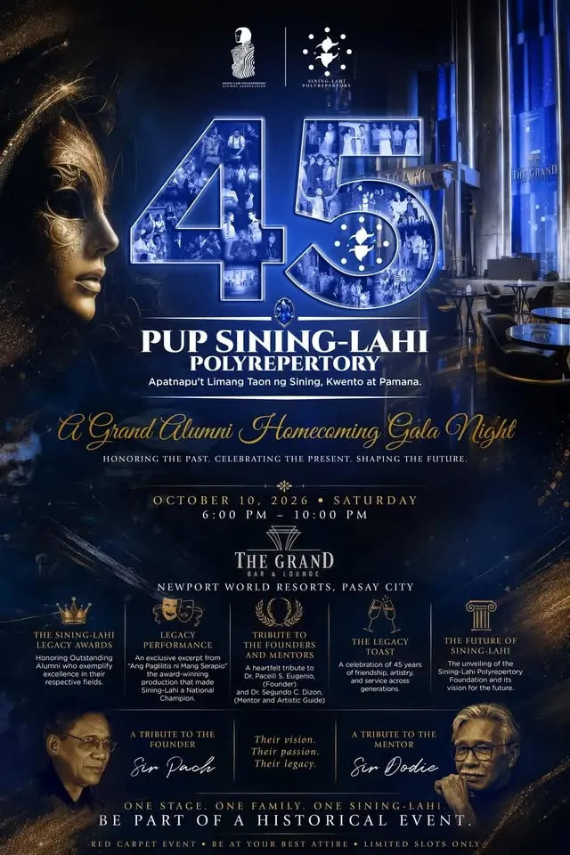 PUP SINING_LAHI POLYREPERTORY Apatnapu't Limang Taon ng Sining, Kwento at Pamana