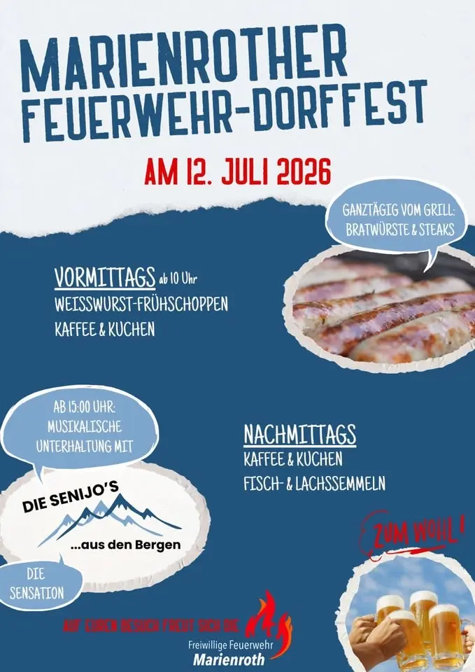 Dorffest der Feuerwehr Marienroth