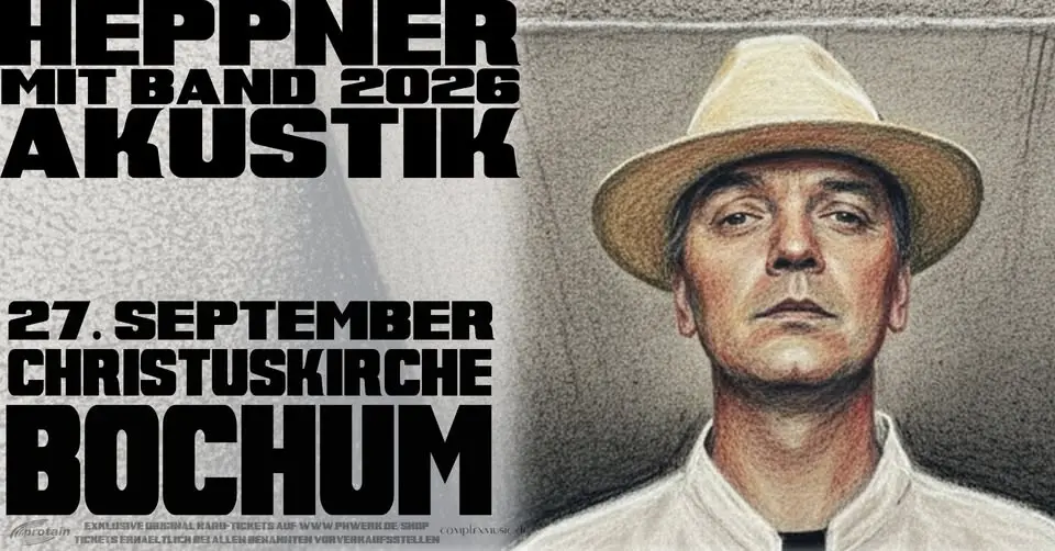 Peter Heppner & Band • Bochum • Christuskirche