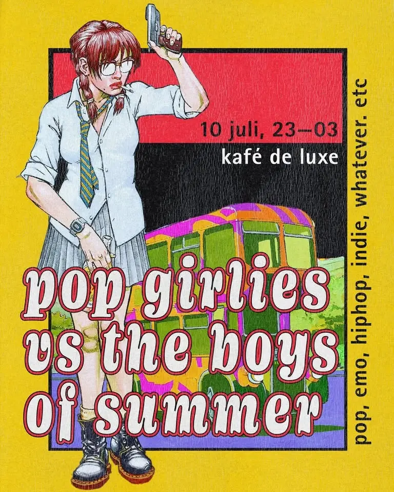 Pop Girlies vs the Boys of Summer med klubb Skratchy Kitty