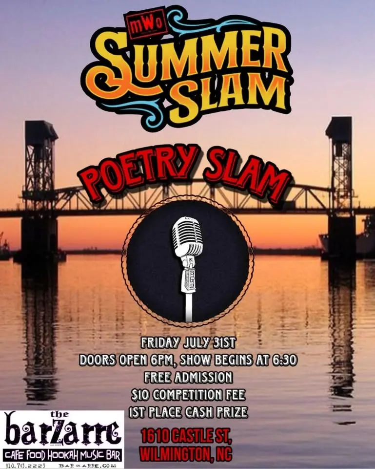 MWO Summer Slam Poetry Competition at Barzarre