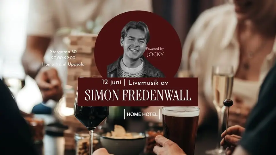 Livemusik av Simon Fredenwall