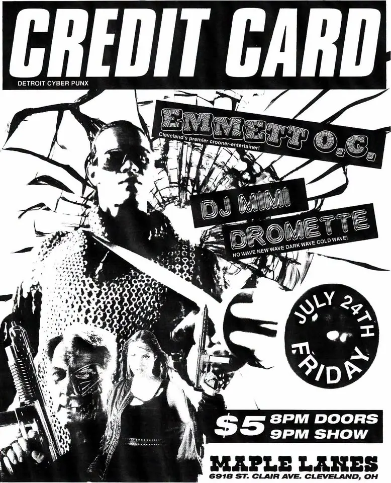 CREDIT CARD / EMMETT O.C. / MIMI DROMETTE at Maple Lanes