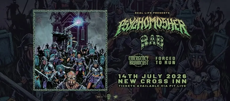 Psycho Mosher // RAD // Emergency Broadcast // Forced To Run | London