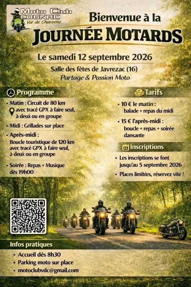 journée motards à Cognac 
