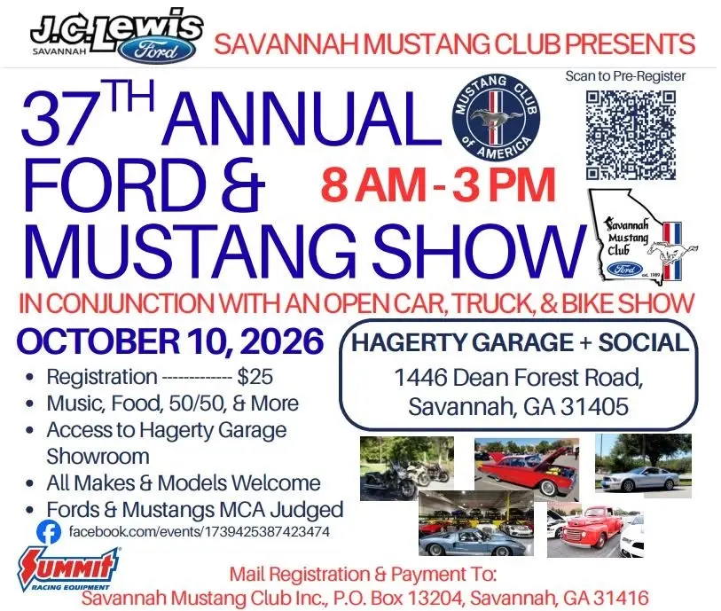37th Annual Ford & Mustang Show (w/ Open Car, Truck, & Bike Show)