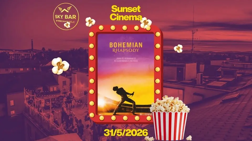 Bohemian Rhapsody: Sunset cinema na Střeše Budějc