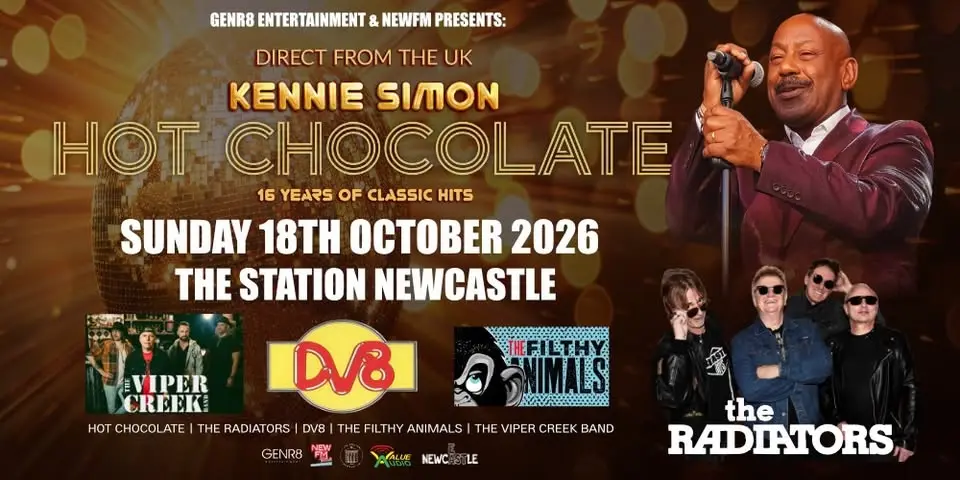 HOT CHOCOLATE - Live At The Station - Sun 18th Oct 26