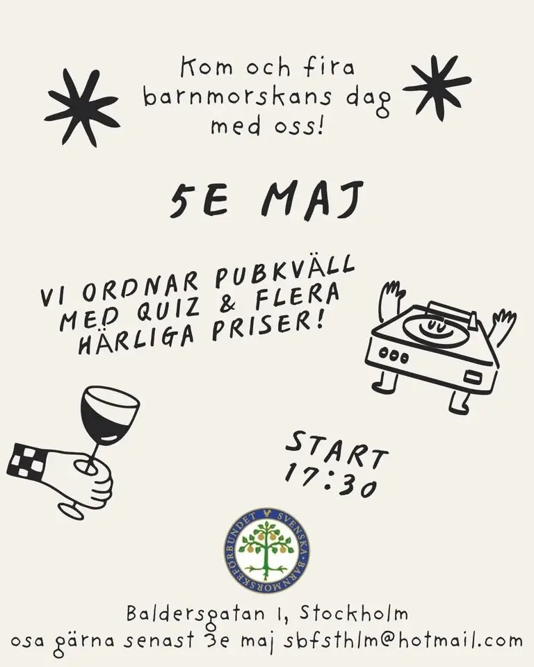 Pubkväll på Internationella barnmorskedagen