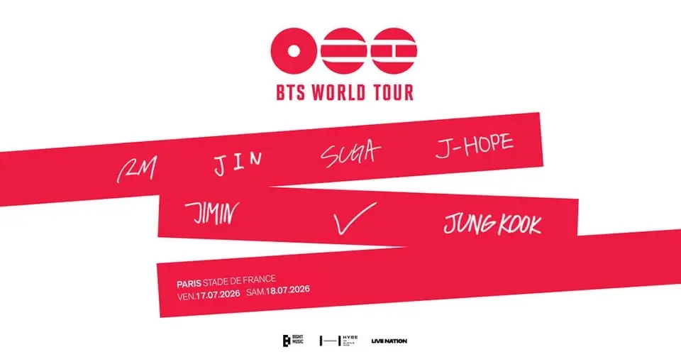 BTS • ‘ARIRANG’ World Tour | Stade de France, Paris