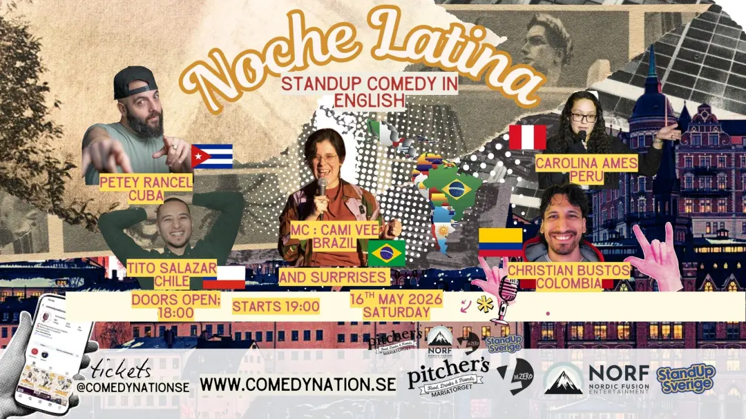 Noche Latina – Standup Comedy in English