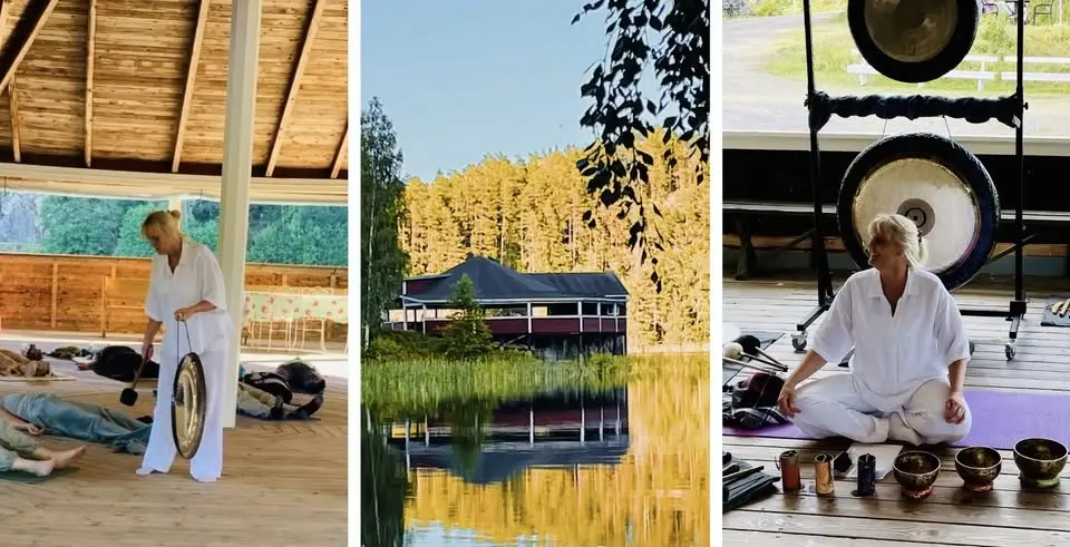 GONGBAD & MINDFULNESS PÅ VACKRA VALÖ
