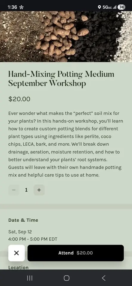 Hand Mixing Potting Mediums