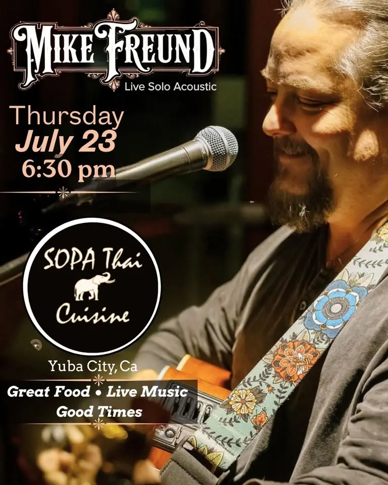 MIKE FREUND LIVE SOLO ACOUSTIC AT SOPA THAI