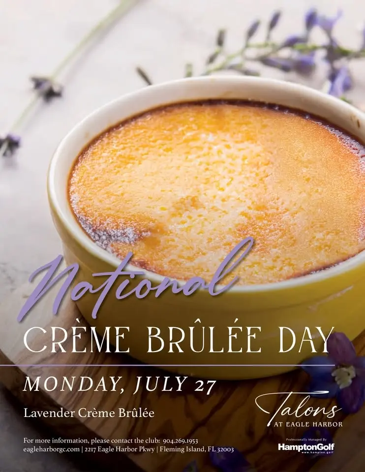 National Crème Brûlée Day