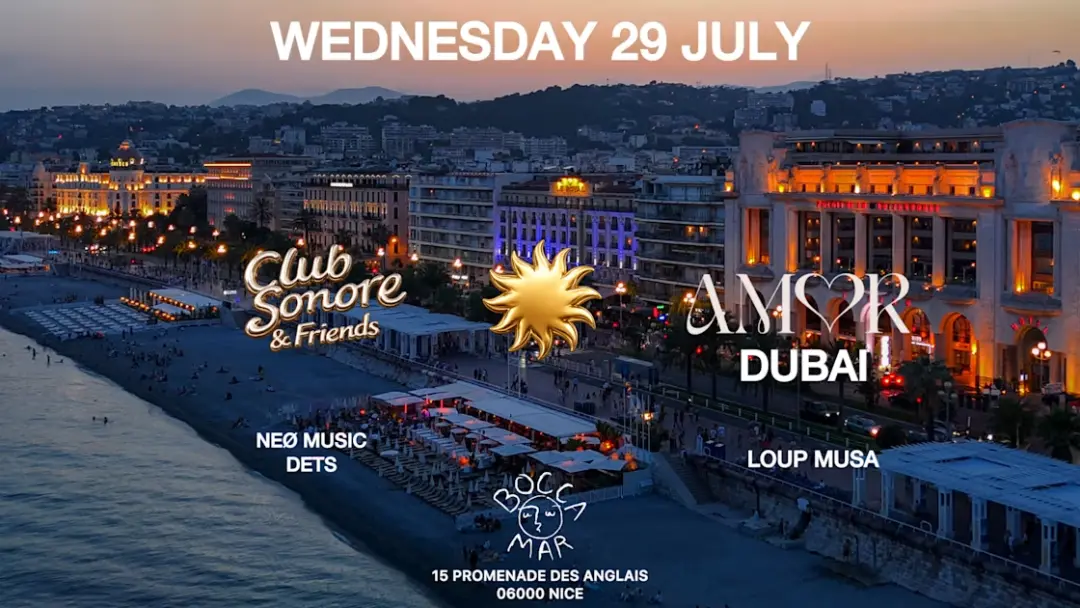 Club Sonore X Guest Loup Musa X Wednesday 29 July