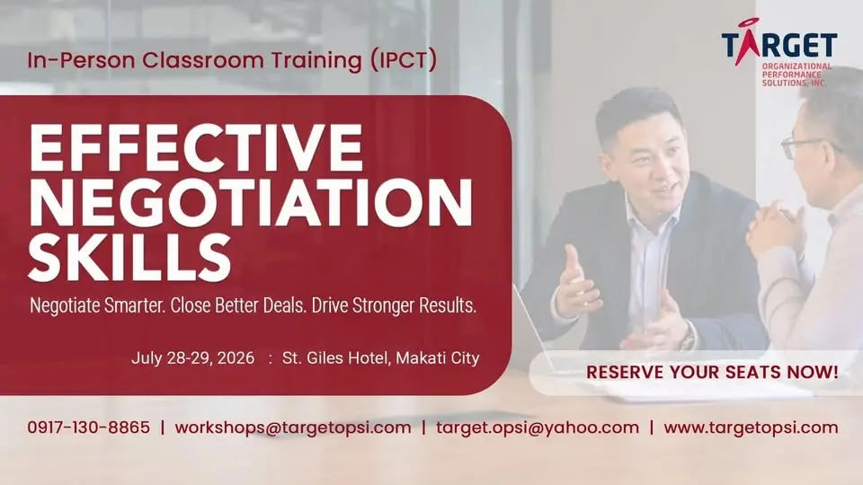 EFFECTIVE NEGOTIATION SKILLS