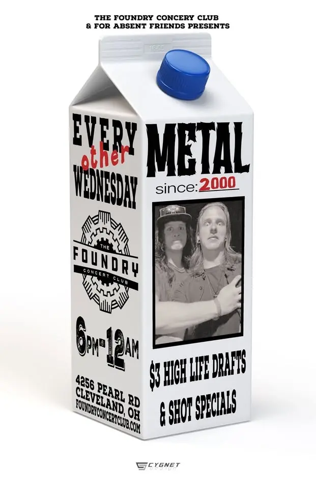 METALCORE WEDNESDAY'S W/ FOR ABSENT FRIENDS @ THE FOUNDRY