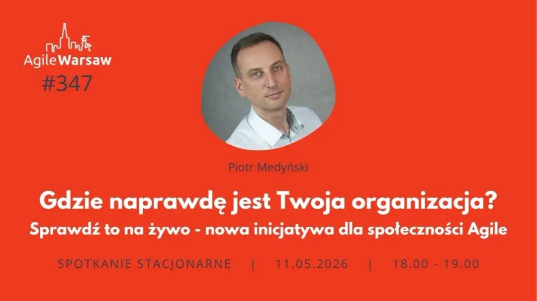 #347 P. Medyński: Gdzie naprawdę jest Twoja organizacja? Sprawdź to na żywo
