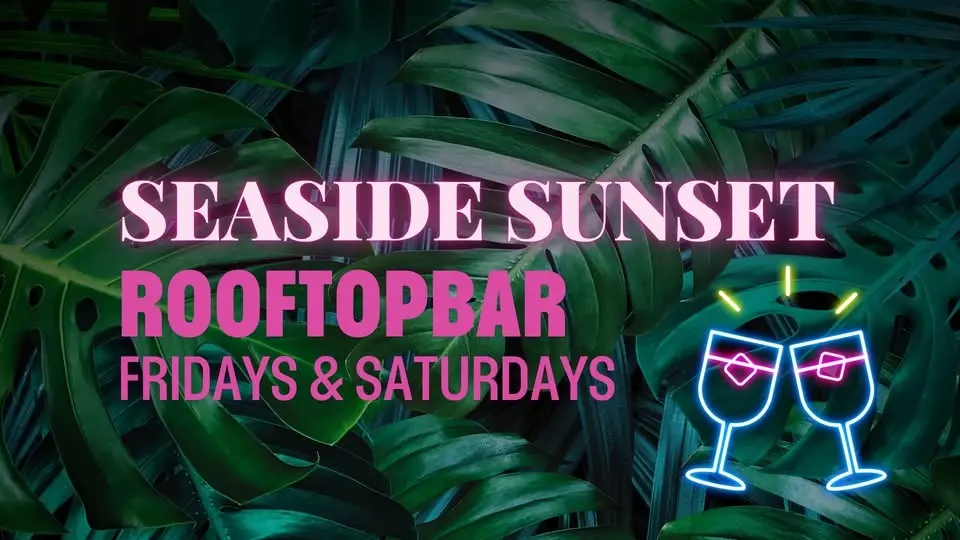 SEASIDE SUNSET | ROOFTOP BAR PÅ ÅHUS SEASIDE I SOMMAR!