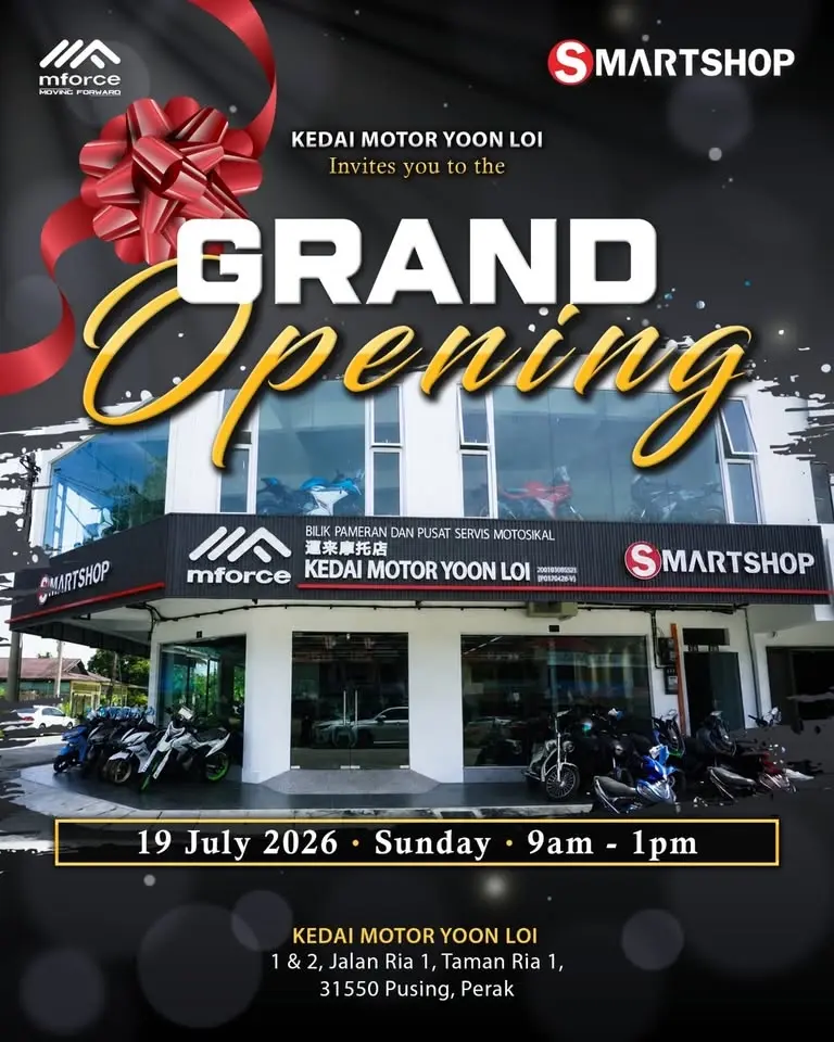 MAJLIS PERASMIAN MFORCE SMARTSHOP KEDAI MOTOR YOON LOI