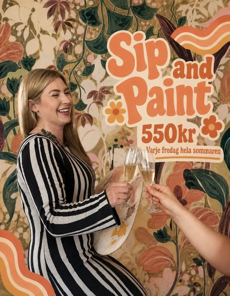 Sip and paint fredag! 