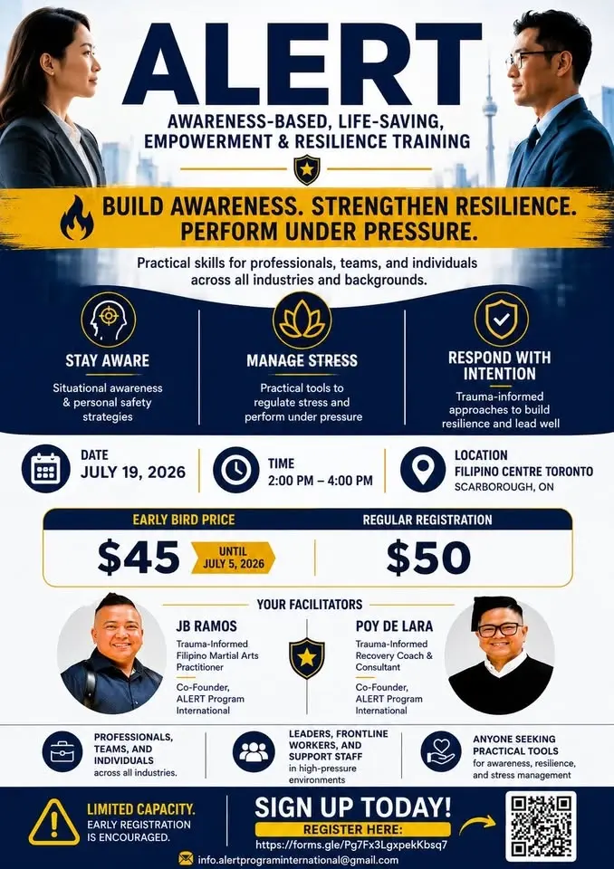 ALERT: Awareness-based, Life-saving, Empowerment and Resilience Training Workshop