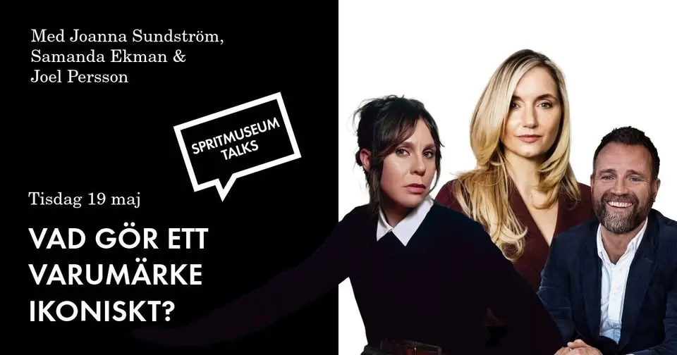 Spritmuseum Talks: Vad gör ett varumärke ikoniskt?
