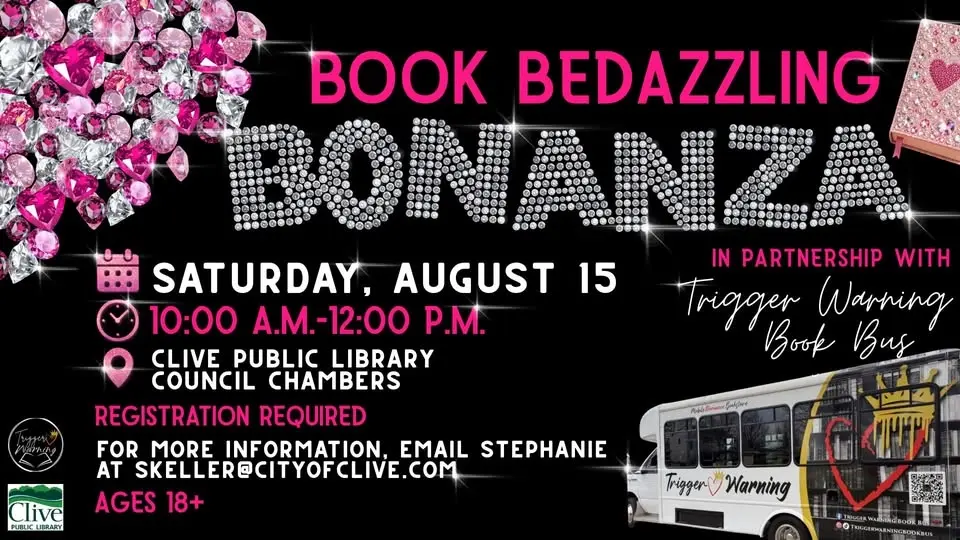 Book Bedazzling Bonanza with Trigger Warning!