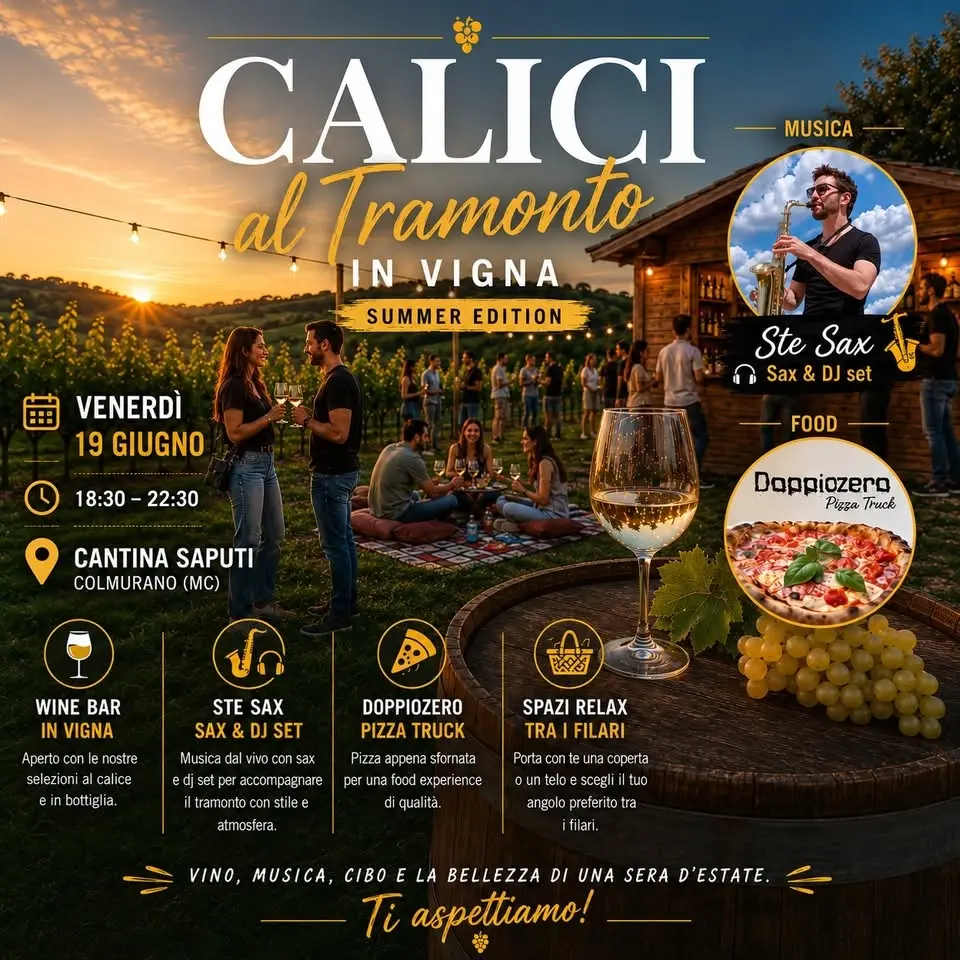π
π· π·π
CALICI AL TRAMONTO IN VIGNA β SUMMER EDITION π·π